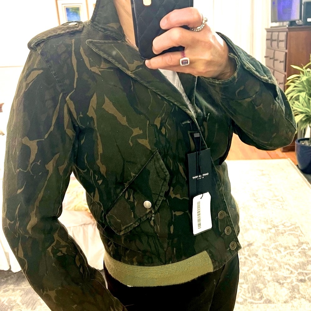 Saint Laurent Military bomber jacket